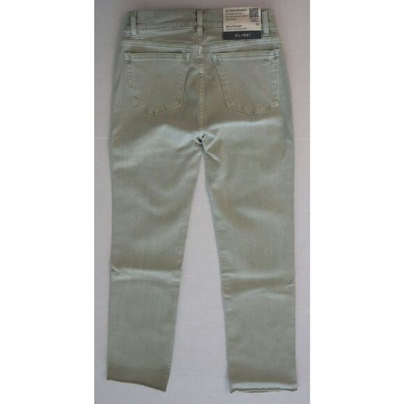 DL1961 Women Sz 25/0 Kiwi Raw Mara Straight Mid Rise Instasculpt Ankle Jeans $18 - Picture 3 of 11